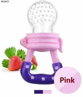 Mukky Baby Fresh Food Feeder Nipple Pacifier Teether and Feeder Teether and Feeder (multiclour )pack of 1 Teether and Feeder