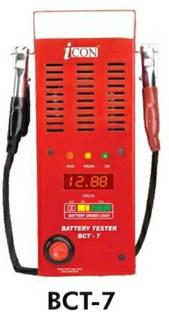 ICON BATTERY LOAD BCT-7 WITH TIMER Digital Battery Tester