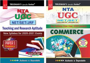 Trueman's UGC NET/SLET General Paper I+Commerce (Set Of 2 Books)