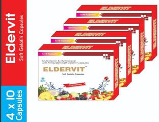 ELDERVIT MULTIVITAMIN,MULTIMINERAL WITH ANTIOXIDANT SOFT GELATIN CAP