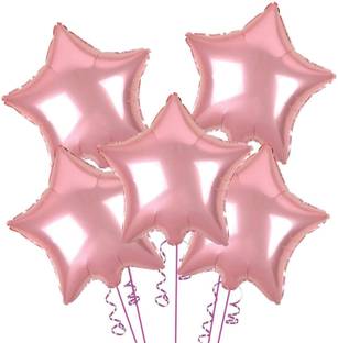 SOI Solid Foil Mylar Star Rose Gold Balloons for Birthday Anniversary Baby shower party deoration Balloon