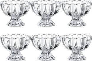 VERPHX Glass Dessert Bowl Glace Ice Cream Bowls Dessert Bowls Sundae Bowls Set 160 ml