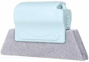 ShopTown Window Groove Frame Cleaning Brush Door Track Cleaning Brushes Dust Cleaner Tool for All Corners Edges and Gaps Microfibre Wet and Dry Brush