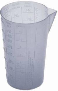 noble foods Plastic Measuring Glass Grams, Litre, Ounce Measuring Cup