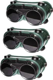 Nibiru High Quality Heavy duty flipup Welding Safety Goggle ( PACK OF 3 ) High Quality Heavy duty flipup Welding Safety Goggle ( PACK OF 3 ) Welding  Safety Goggle