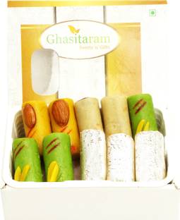 Ghasitaram Gifts Diwali Sweets - Assorted Rolls Box