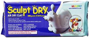 Mungyo MW-500 Sculpt Dry-White Air Dry Clay Art Clay