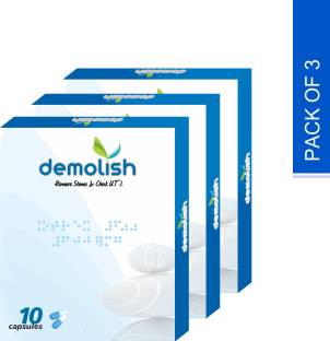 Leeford Demolish Ayurvedic Stone Dissolver Capsules | Herbal Kidney Stones & UTIs Care