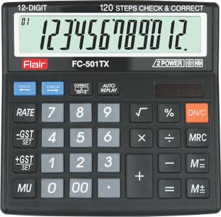 FLAIR 501TX Flair FC-501TX Desktop Series GST Calculator Basic  Calculator