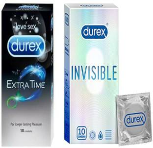 DUREX extra time + invisible Condom