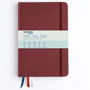 Factor Notes Ultimate Planner: Undated 12 Months / Productivity Stickers/ Habit Tracker A5 Planner Hardbound 208 Pages