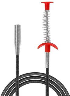 TrustShip Drain Cleaning Clog Flexible Wire for Kitchen Sink, Wash Basin, Bathroom Drain Cleaning | 160cm Length, Stainless Steel Multi-purpose Plunger