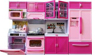 VAIBHAV Modern Kitchen Set with 4 Compartments, Musical and Lights(Big Size)
