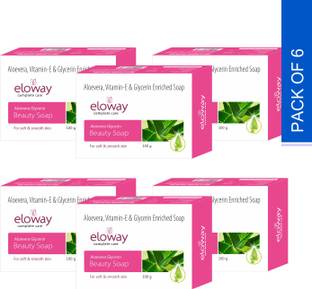 Eloway Beauty Soap for Soft & Smooth Skin 100g Pack of 6