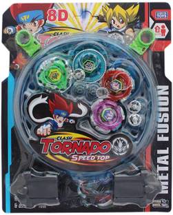BEYBLADE Ripchord Launcher With Fitting Tool - 8D Tornado Speed Top