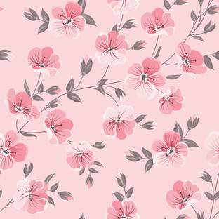 BPDESIGNSOLUTION Floral & Botanical Multicolor Wallpaper