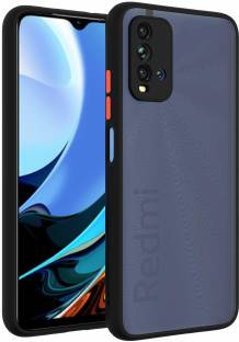 Amzio Back Cover for Redmi 9 Power, (Camera Protection Smoke)