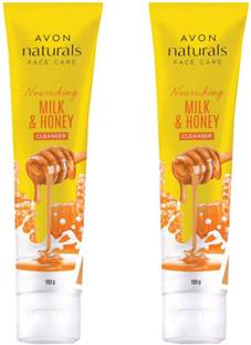 AVON Naturals Nourishing Milk & Honey Cleanser (Set of 2) Face Wash