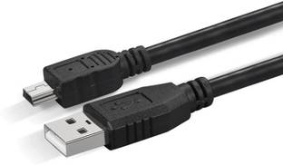 Fedus Micro USB Cable 2 A 5 m USB Charger Cable USB 2.0 A to Mini 5 pin B Cable for External HDDS/Camera/Card Readers (Black, 5m) [video game]
