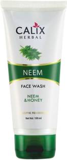 calix Herbal Organic & Ayurvedic Neem  Helps To Control Acne, Pimples, Blemishes & Oil Control Ultra Purifying Enriched With Neem & Honey Suitable For All Skin Type Face Wash