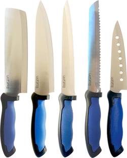 ifrazon 5 Pc Ceramic, Steel Knife Set YING Multi-Purpose Kitchen Knife High Quality Ceramic Steel Blade 5 Knife Set (five different knife)