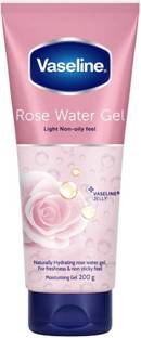Vaseline Rose Water Moisturizing Gel,Oil Free Moisturizer For Smooth Skin