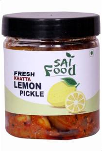 SAI Food Maa Ka Hath Ka Mother Made Homemade Masalo Se Bana Fresh Khatta Lemon Pickle Nimbu Ka Achar 250gm You are Being Served Mothers Love Lemon Pickle
