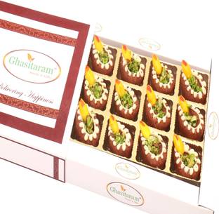Ghasitaram Gifts Diwali Sweets - Designer Mithai Diyas Box