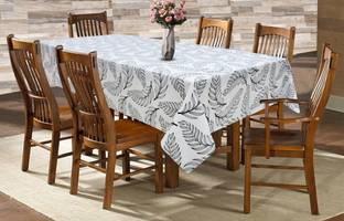 AIRWILL Printed 6 Seater Table Cover