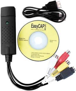 GIPTIP  TV-out Cable TV-out Cable EasyCap Capture Video And Audio Capturing Device Directly from TV 
