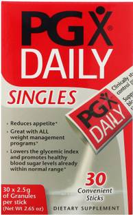 Natural Factors PGX Daily, Singles, Unflavored Granules, 30 Sticks, (2.5 g) Each