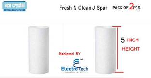 Eco Crystal Ecocrystal Fresh N Clean J - 5 inch Cartridge -Mkt By Electro Tech Solid Filter Cartridge