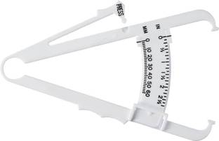 Right Gear Skin fold Caliper, Body Fat Measure Kit, Body Fat Analyzer, White Calliper Body Fat Analyzer