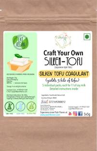 Alla's Posh Flavors Silken Tofu Coagulant | Make 5kg Silken-Tofu at Home | Easy-to-Use Instructions Included | VEGAN | Egg-replacer Egg Substitute Powder