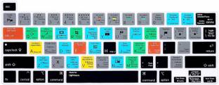 Saco Shortcuts Hotkey Silicone Keyboard Cover Protector for MacBook Pro 13 inch 2020 (Model A2289 / A2251 / A2338 M1 Chip) and for Pro 16"2019 (Model A2141) - Lightroom MacBook Pro 13 inch 2020 (Model A2289 / A2251 / A2338 M1 Chip) and for MacBook Pro 16”2019 (Model A2141) Keyboard Skin