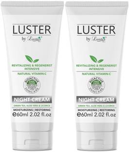 Luster Night Cream Revitalizing & Regenerist Intensive (Natural Vitamin - C)
