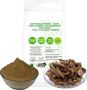 Nutrixia food Dantimool Powder - Danti Mool Powder- Baliospermum Montanum दंतीमूल पाउडर Danti Powder
