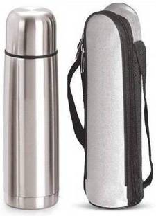 Tekzie Thermosteel Flip Lid Flask,Hot & Cold Water Bottle 500 ml