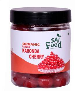 SAI Food Premium Quality Organic Candied Karonda Cherry Fruit Murabba with Almond 250gm We Serve Natural Flavors Dry Fruit Murabba