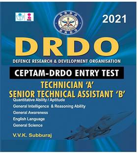 Defence Research & Development Organisation CEPTAM DRDO ENTRY TEST Technician A Senior Technical Assistant B Exam Books