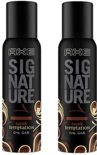 AXE signature dark temptation body perfume 2*122ml Body Spray  -  For Men