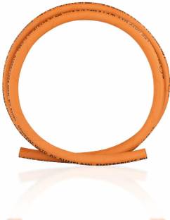 सनफ्लैम S Hose Pipe Made with Rubber 1.5 Meter Long Steel Wire Reinforced - Orange होज़ पाइप