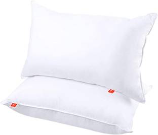 THUKRAN Polyester Fibre Solid Sleeping Pillow Pack of 2
