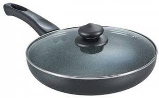 Prestige Omega Dlx Granite Fry Pan 28 cm diameter with Lid 3 L capacity
