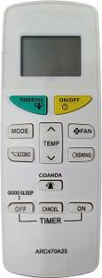 Ehop ARC470A25 AC Remote Compatible for Split AC with Power Chill Function VE-132A DAIKIN Remote Controller