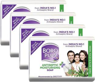 BOROPLUS एंटीसेप्टिक मॉइस्चराइजिंग सोप 125gm का 4 का पैक