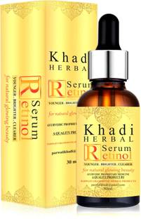 Khadi Herbal Retinol Face Serum for Natural Glowing Beauty