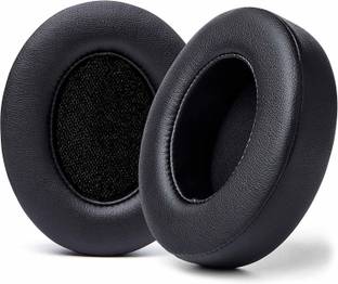 SYGA Cushions Replacement Ear Pads for Beats Studio 2 & 3 (B0501, B0500) Wired & Wireless-Softer Leather, Luxurious Memory Foam-Enhanced Noise Isolation & Stronger Adhesive-Black Over The Ear Headphone Cushion