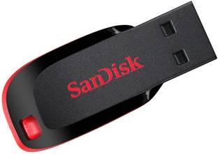 SanDisk curzer blade 16 GB Pen Drive Compatible with Laptop, Desktop Computer, Television, Audio Player, Netbook USB 2.0 Plastic Case