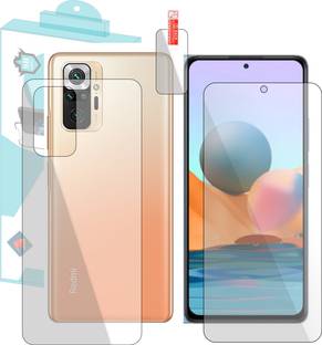FINCH Front and Back Tempered Glass for Redmi Note 10 Pro, Redmi Note 10 Pro Lens